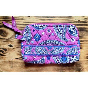 Vera Bradley Boysenberry  MAKEUP Bag COSMETIC Case Small/Medium